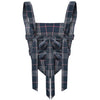 Paloma Corset Red & Blue