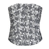 Sofia Corset Tweed Black & White