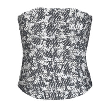  Sofia Corset Tweed Black & White